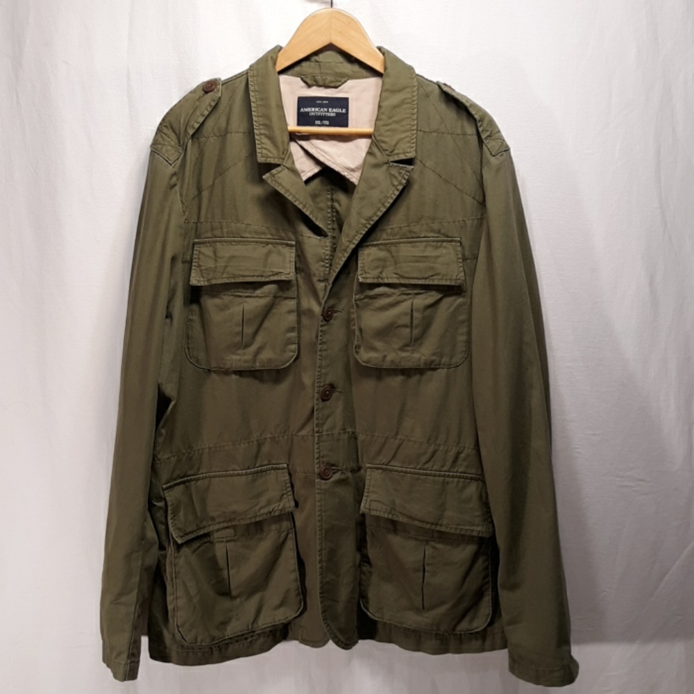 American Eagle Outfitters Fall Military Jacket XXL